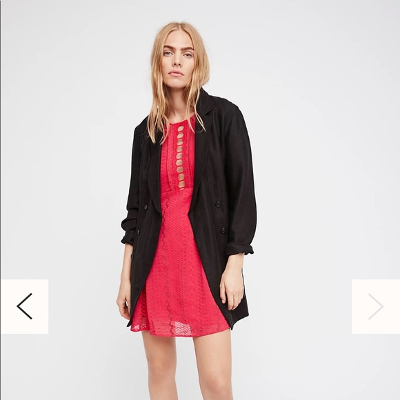 NWT Free People Wherever You Go Mini Dress in Peach - Picture 10 of 16